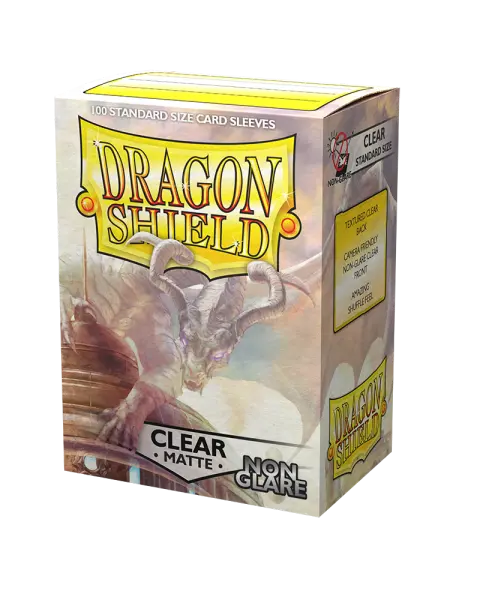 Dragon Shield Matte NonGlare - Clear (100 ct.) In Box [ Pre-order ]