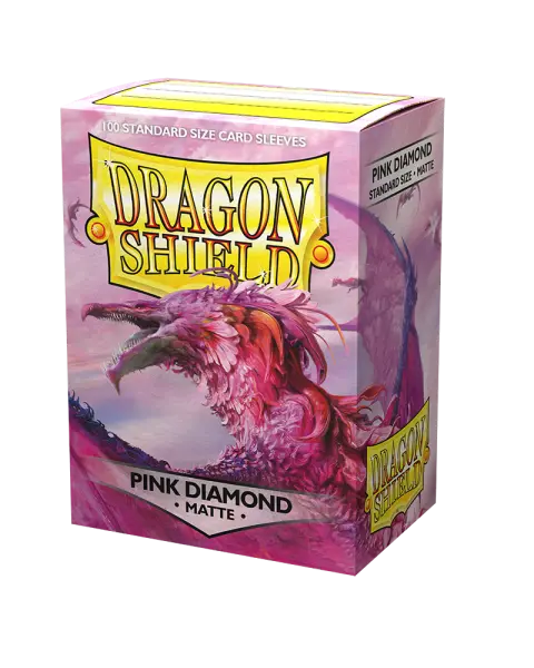 Dragon Shield Matte - Pink Diamond (100)