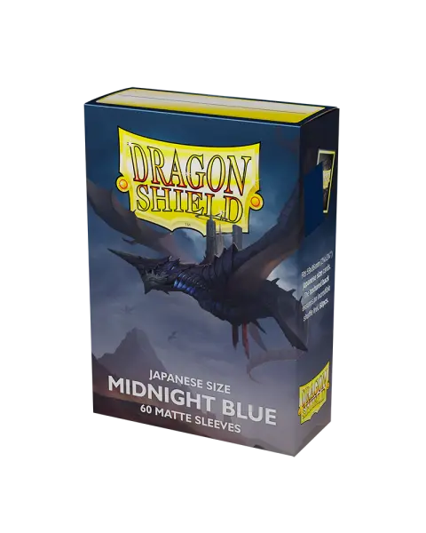 Dragon Shield Matte Sleeves Japanese Size - Midnight Blue (60)