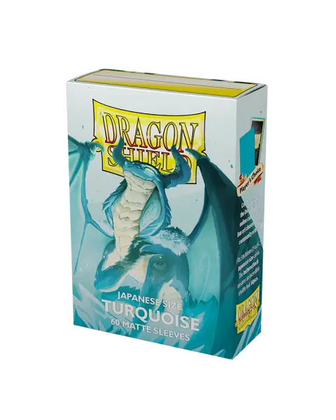 Dragon Shield Matte Sleeves Japanese Size - Turquoise (60)