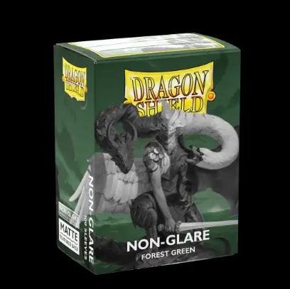 Dragon Shield Non-Glare Forest Green Card Sleeves (100 Sleeves)