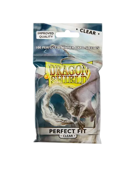 Dragon Shield Perfect Fit (Toploading) - Clear/Clear (100 ct. in bag)