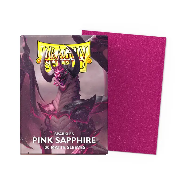 Dragon Shield Sparkles Pink Sapphire Matte Sleeves