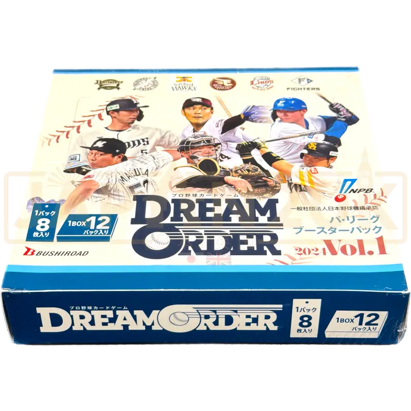 Dream Order Professional Baseball Card Game Pacific League 2024 Vol. 1 Booster Box