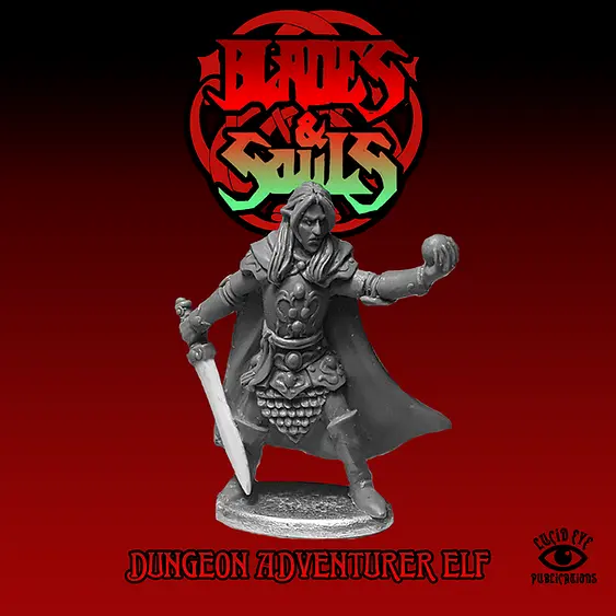 Dungeon Adventurer Elf - Lucid Eye Blades & Souls - ELF
