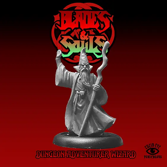 Dungeon Adventurer Wizard - Lucid Eye Blades & Souls - WIZARD