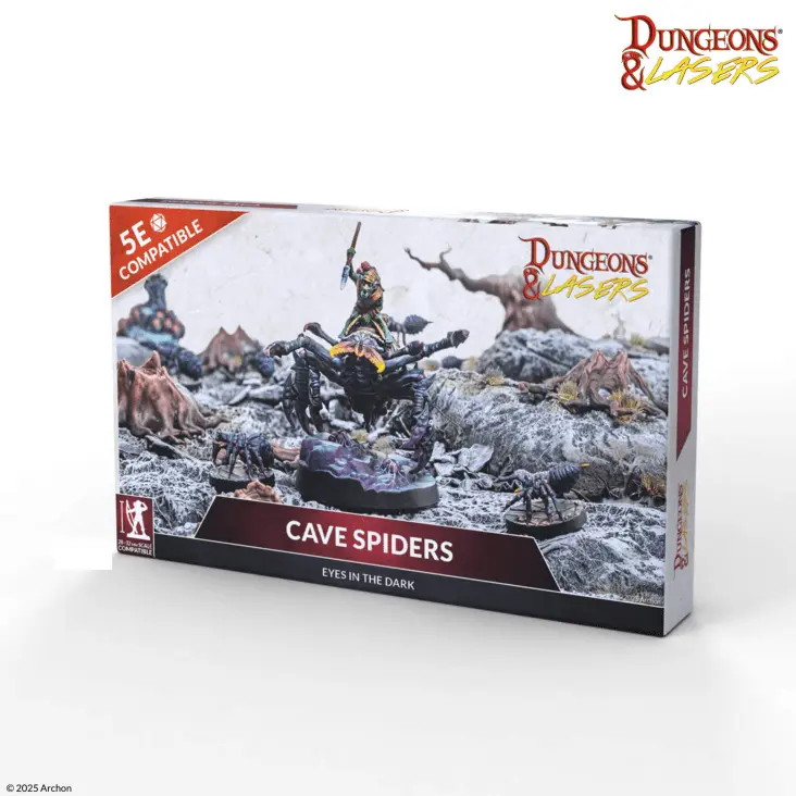 Dungeons and Lasers Cave Spiders