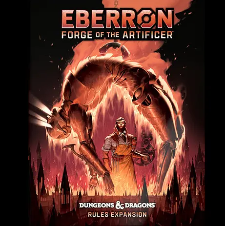 Eberron Forge of the Artificer Alternate Cover- Dungeons and Dragons