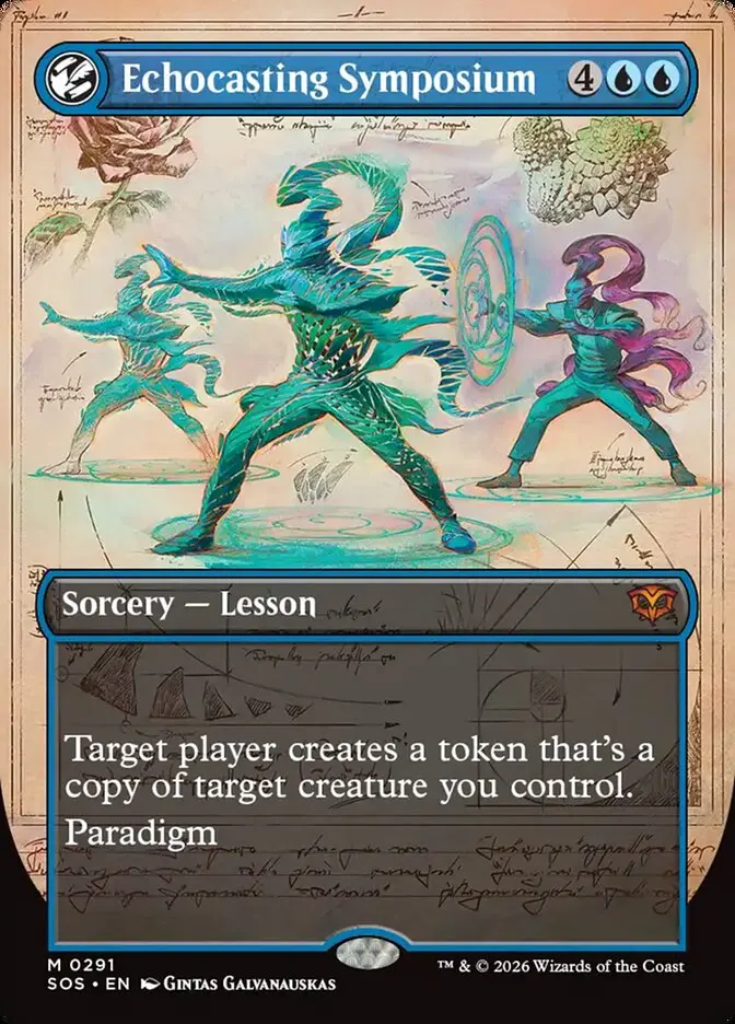 Echocasting Symposium Secrets of Strixhaven Borderless Field Notes #291