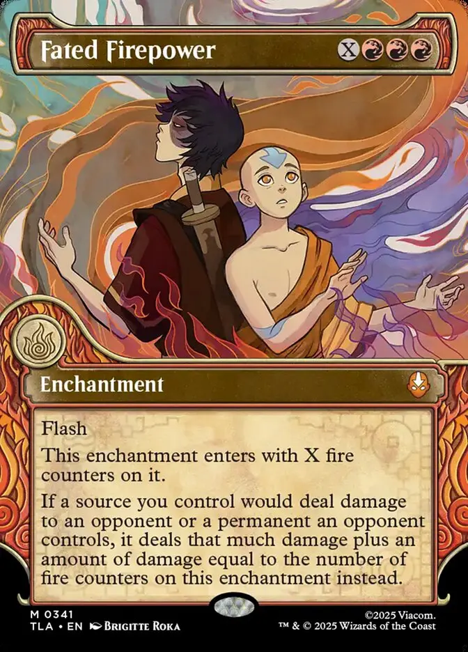 Elemental Frame Fated Firepower Avatar The Last Airbender #341