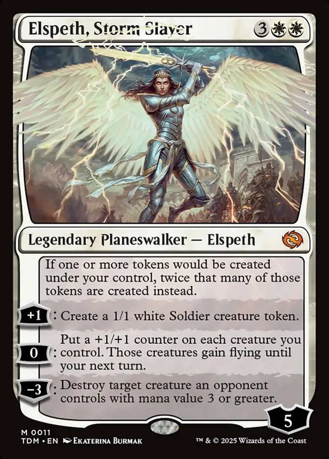 Elspeth, Storm Slayer Tarkir Dragonstorm #011