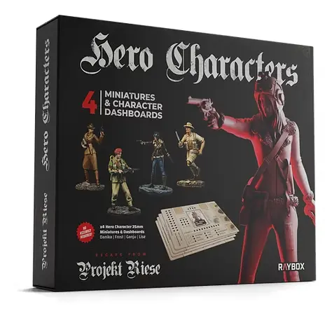 Escape from Projekt Riese Hero Zombies - Miniature Set