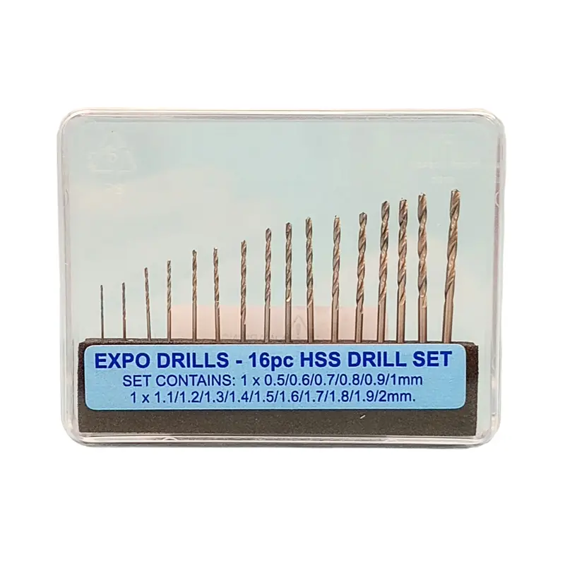 Expo 16pc HSS Twist Drill Set
