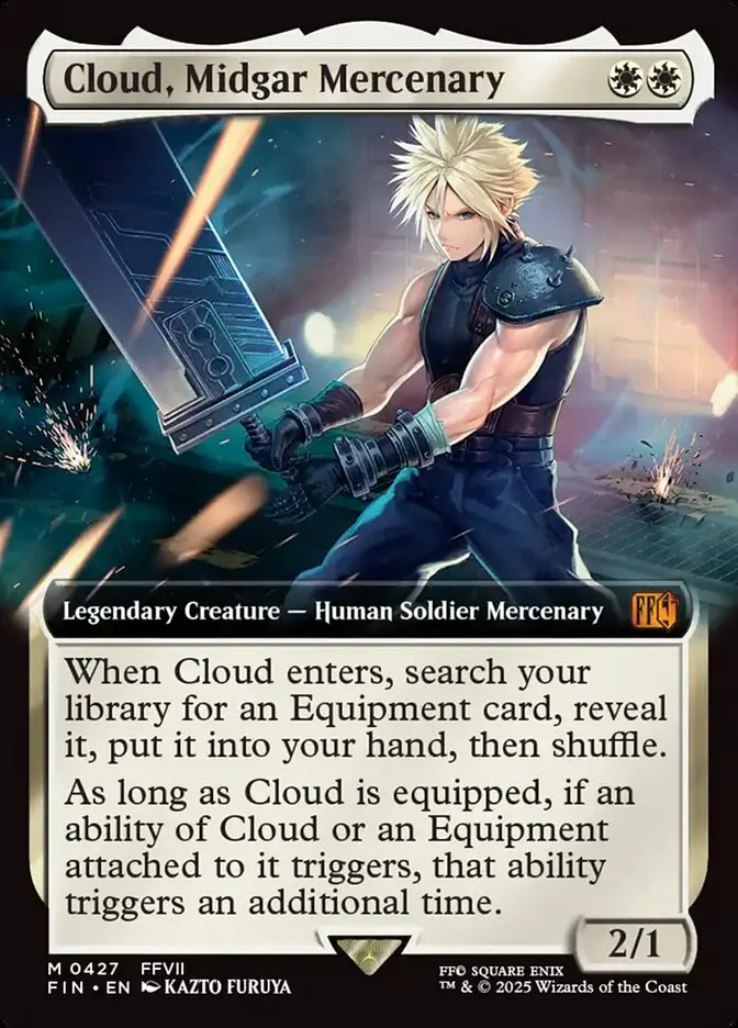 Extended Art Cloud, Midgar Mercenary Final Fantasy #427