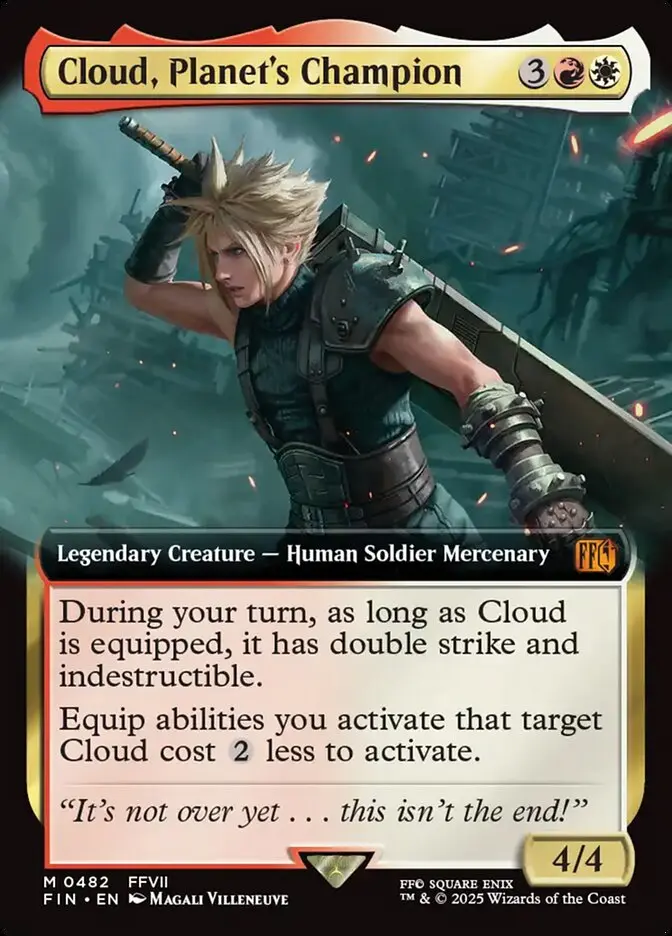 Extended Art Cloud, Planet's Champion Final Fantasy #482
