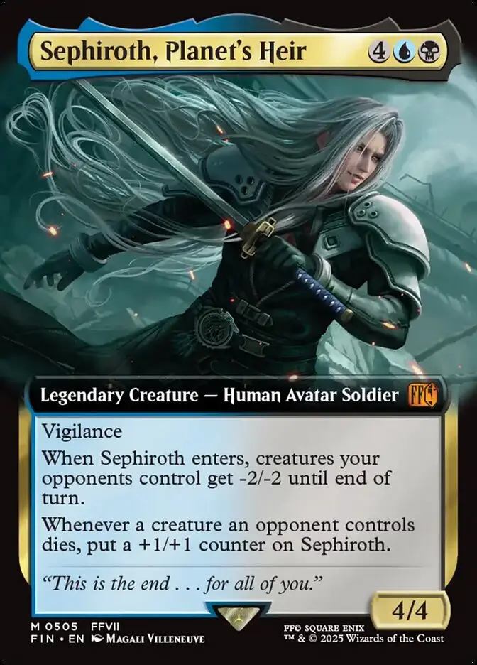 Extended Art Sephiroth, Planet's Heir Final Fantasy #505