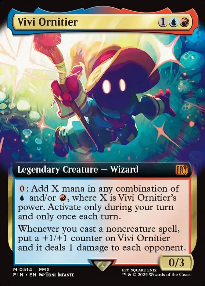 Extended Art Vivi Ornitier Final Fantasy #514