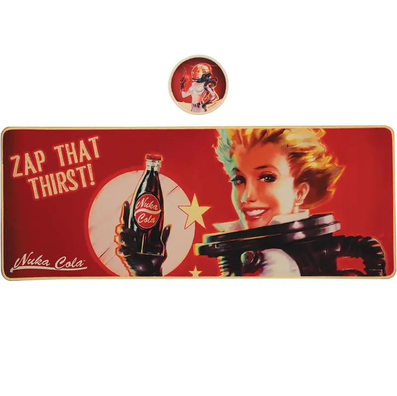 Fallout Nuka-Cola Desk Pad & Coaster Set