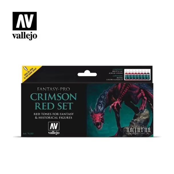 Fantasy Pro - Crimson Red Set (x8)