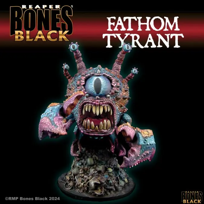 Fathom Tyrant 44185 - Reaper Bones Black