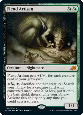 Fiend Artisan MTG Ikoria - 220
