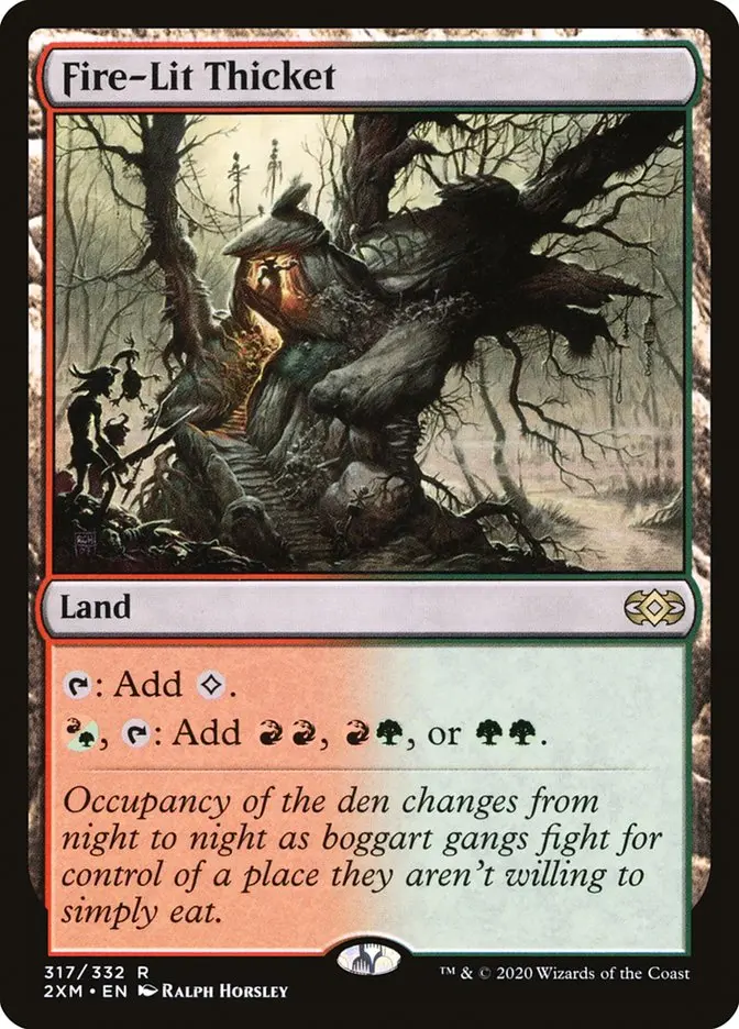 Fire-Lit Thicket Double Masters #317