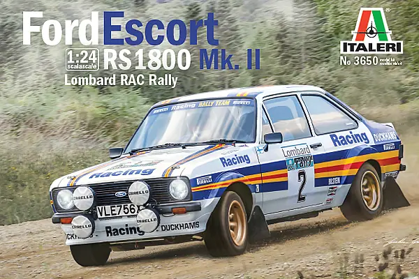 FORD ESCORT RS1800 MKII RAC - Italeri 1/24 Model Kit