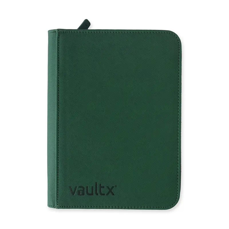 Forest Green Vaultx 4-Pocket Zip Binder