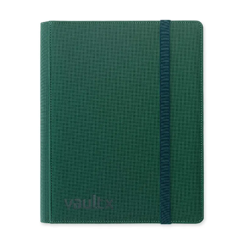 Forest Green Vaultx 9-Pocket Strap Binder