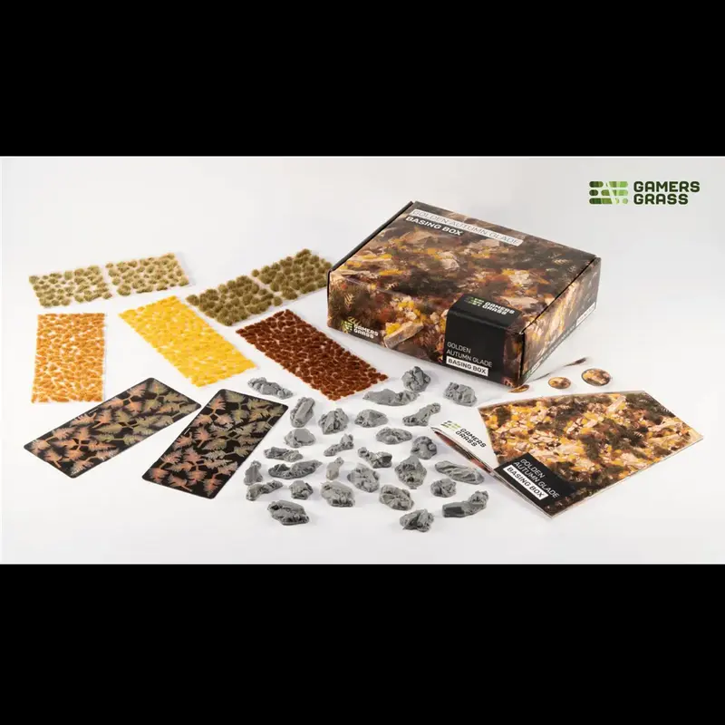 Gamers Grass Golden Autumn Glade Basing Box