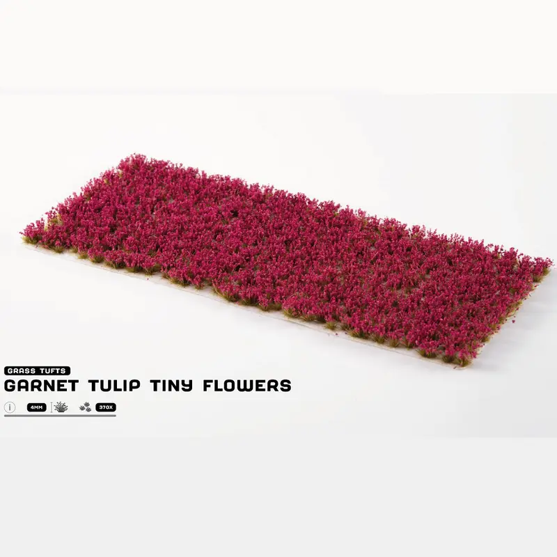 Garnet Tulip Tiny Flowers - Gamers Grass