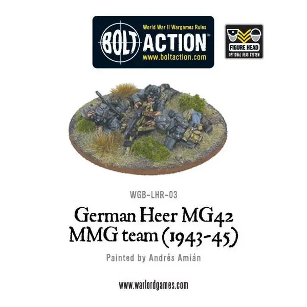 German Heer MG42 MMG Team (1943-45) - Germany (Bolt Action)
