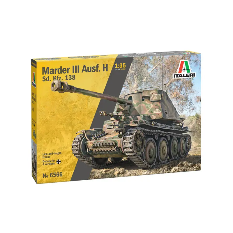 German Marder III tank - Italeri 1/35 Scale Model