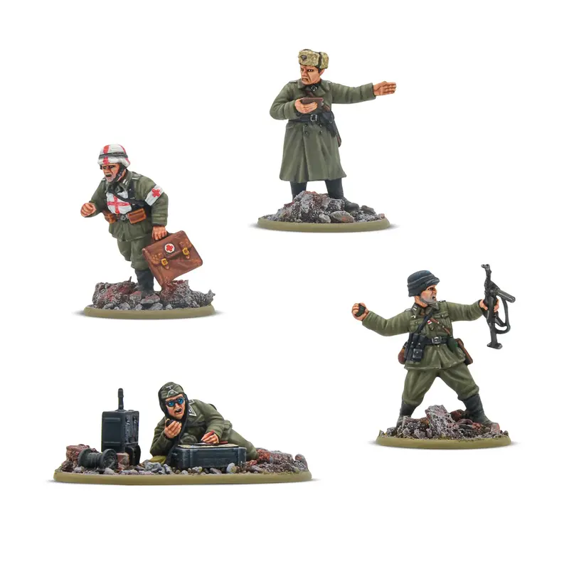 German Veterans Infantry HQ - Bolt Action