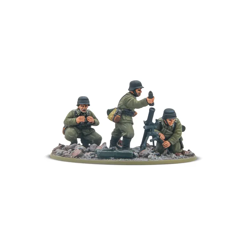 German Veterans Infantry Medium Mortar Team - Bolt Action