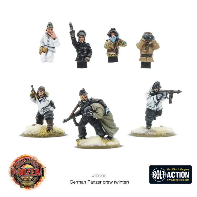 German Winter Panzer Crew - Bolt Action