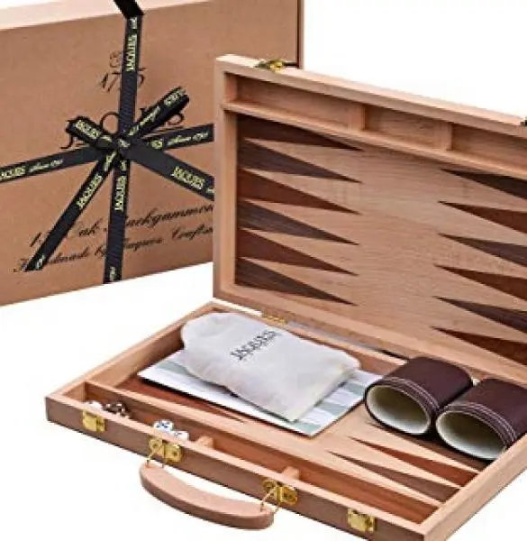 Gibsons Wooden Backgammon 15"