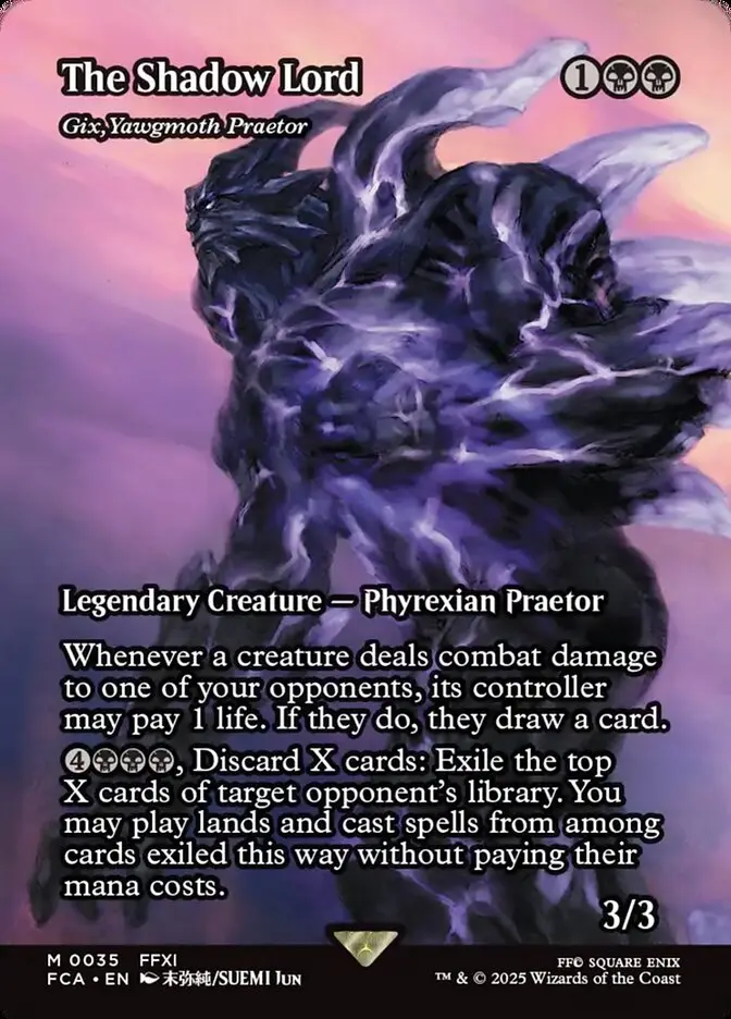Gix, Yawgmoth Praetor Final Fantasy Through The Ages #035