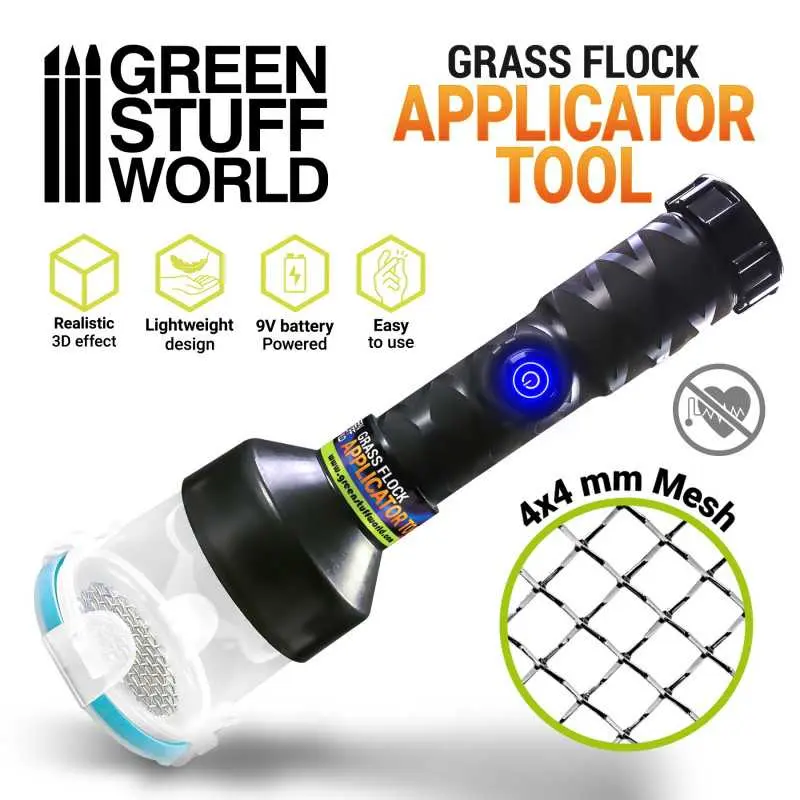 Grass Flock Applicator Tool - Portable Electrostatic Flocking Machine - GSW