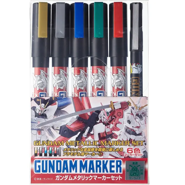 Gundam Metallic Marker Set