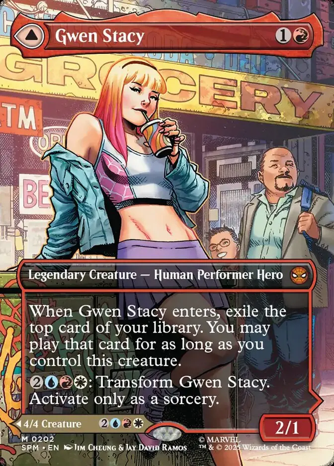 Gwen Stacy // Ghost-Spider Borderless Scene - Spider-Man #202