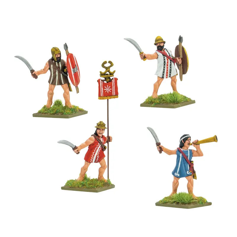 Hail Caesar Illyrian Warriors Command - 28mm Metal Miniature Blister