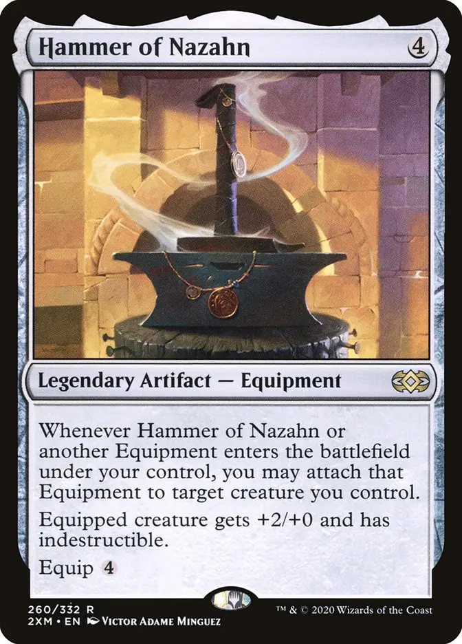 Hammer of Nazahn Double Masters #260