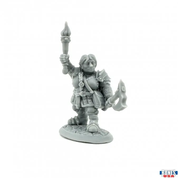 Hargret Ironthumb, Dwarf Heroine 30186 - Reaper Bones USA