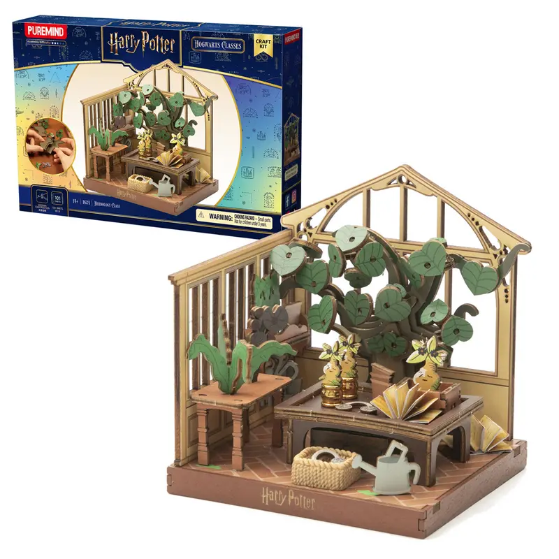 Harry Potter Hogwarts Herbology Class - Puremind Wooden Model Kit