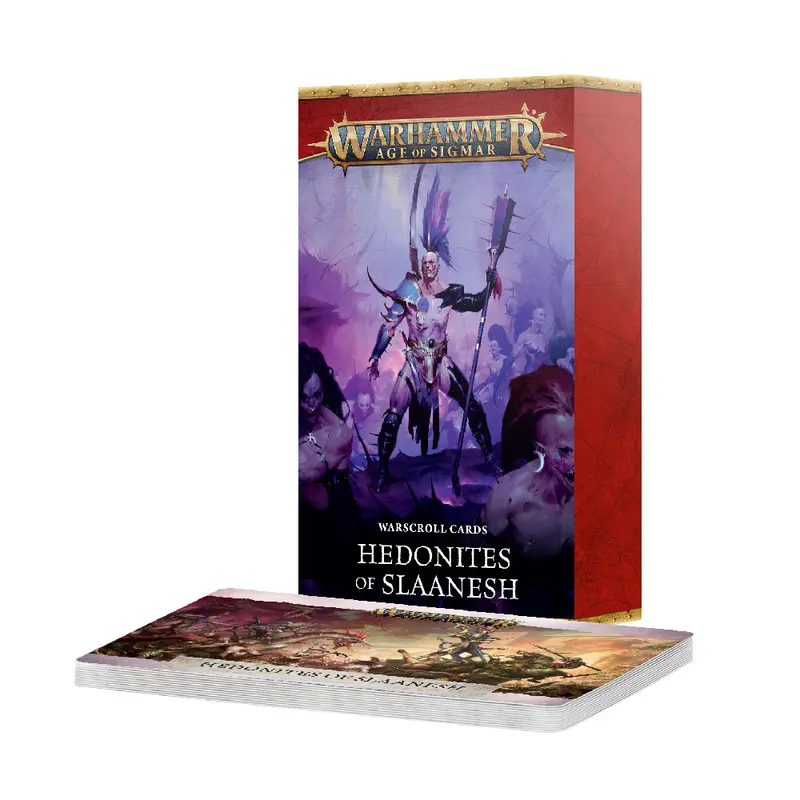 Hedonites of Slaanesh Warscroll Cards