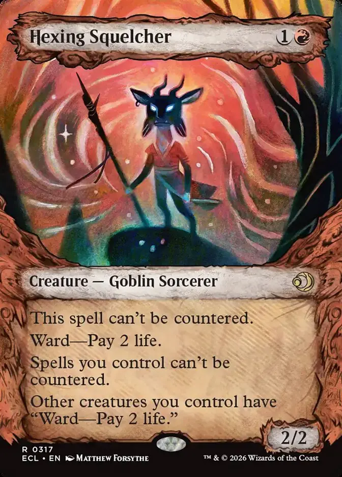Hexing Squelcher Fable Frame Lorwyn Eclipsed #317