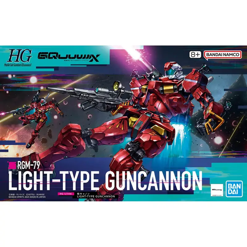 HG RGM-79 Light-type Guncannon – 1/144 Bandai Gunpla
