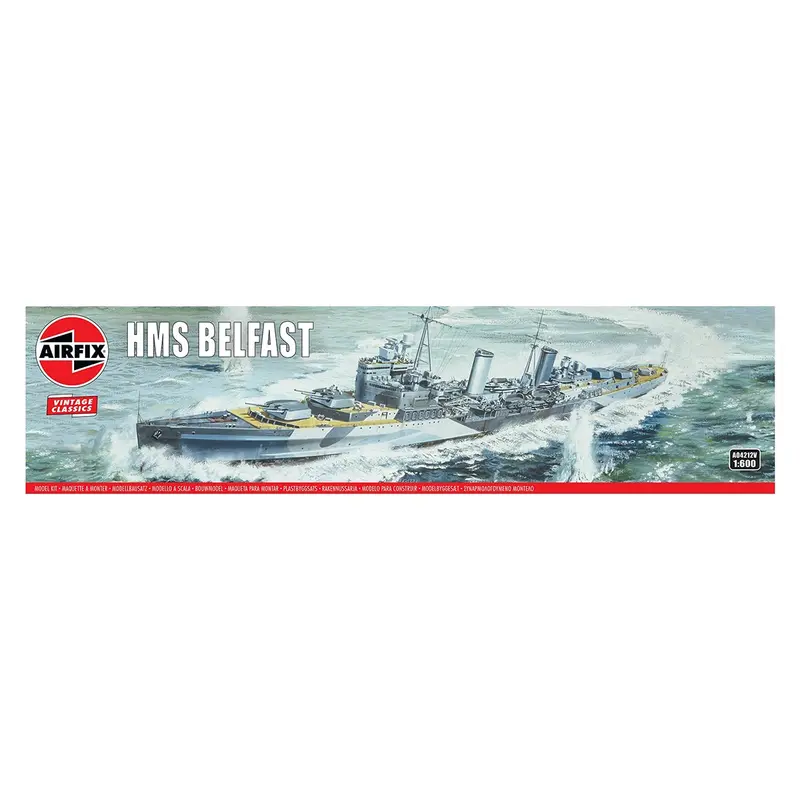 HMS Belfast Vintage Classic Model - Airfix 1/600