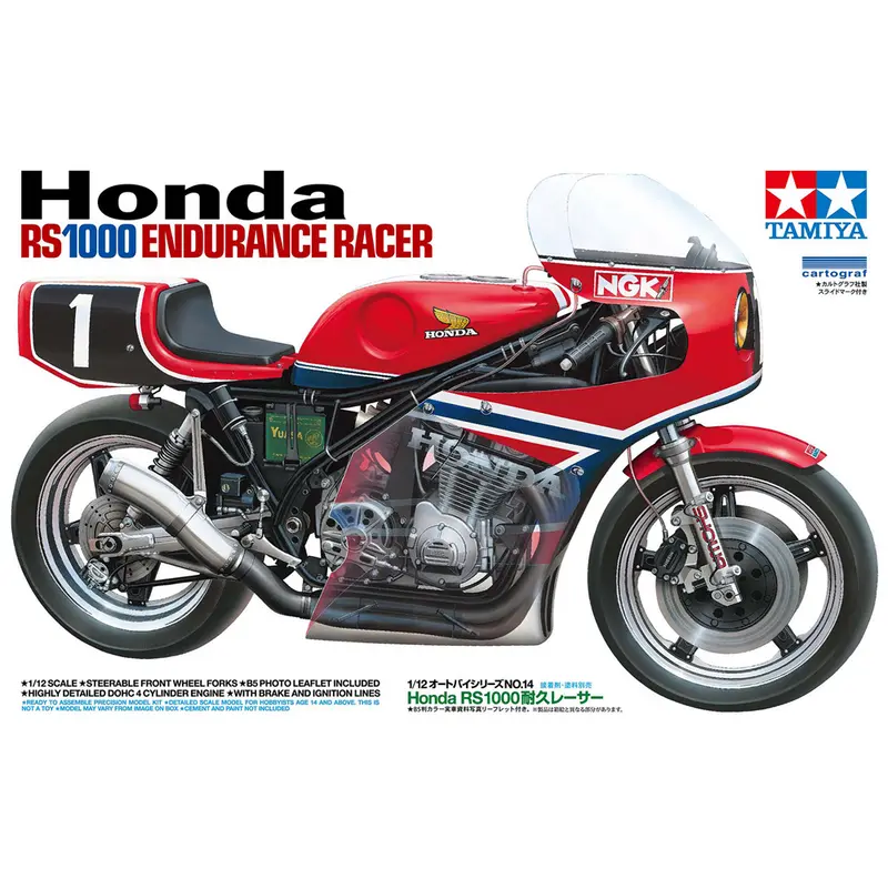 Honda RS1000 Endurance Racer - Tamiya 1/12 Model Kit